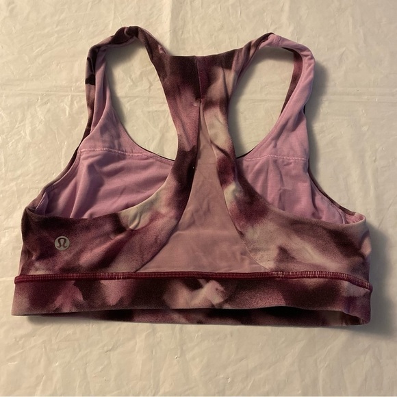 Lululemon Invigorate Bra in Purple Blush Blossom Alpine White Candy Pink size 4 - Picture 4 of 6